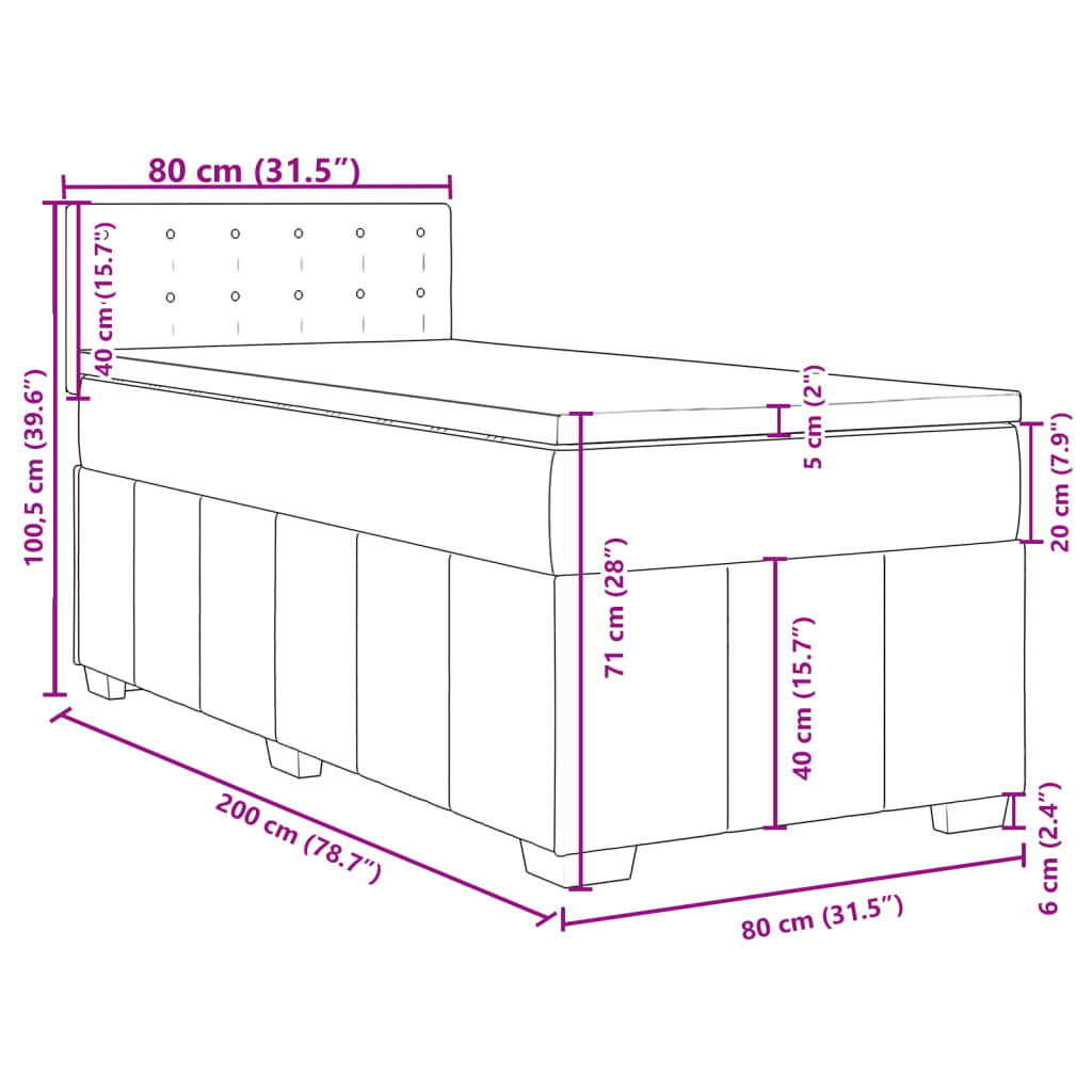 knapper / 80 x 200 cm - Billede 13