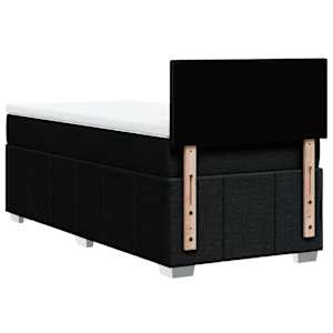 Box spring postel s matrací černá 90x190 cm textil - obrázek 6
