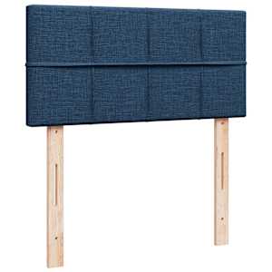 Box spring postel s matrací modrá 90x190 cm textil - obrázek 7