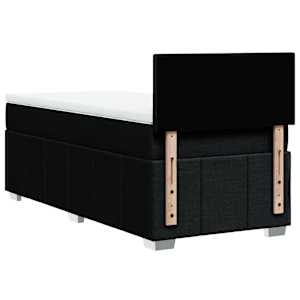 Box spring postel s matrací černá 90x200 cm textil - obrázek 6