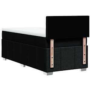 Box spring postel s matrací černá 90x200 cm textil - obrázek 6