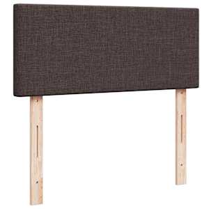 Box spring postel s matrací tmavě hnědá 120x190 cm textil - obrázek 7