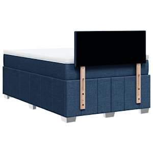 Box spring postel s matrací černá 120x190 cm textil - obrázek 6