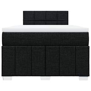 Box spring postel s matrací černá 120x190 cm textil - obrázek 4