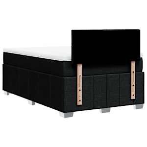 Box spring postel s matrací černá 120x190 cm textil - obrázek 6
