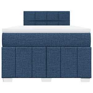 Box spring postel s matrací černá 120x190 cm textil - obrázek 4