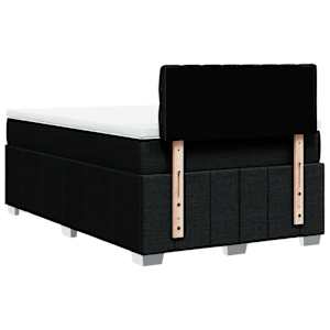 Box spring postel s matrací černá 120x190 cm textil - obrázek 6