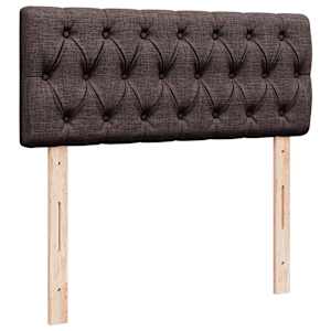 Box spring postel s matrací tmavě hnědá 120x190 cm textil - obrázek 7