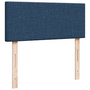 Box spring postel s matrací modrá 120x200 cm textil - obrázek 7