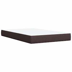 Box spring postel s matrací tmavě hnědá 120x200 cm textil - obrázek 10