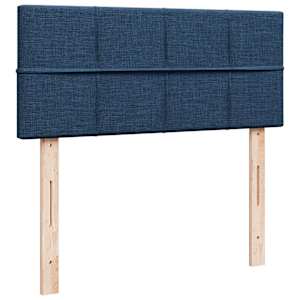 Box spring postel s matrací modrá 120x200 cm textil - obrázek 7