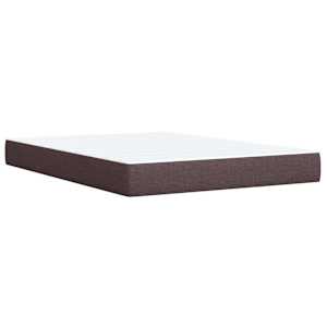 Box spring postel s matrací tmavě hnědá 140x190 cm textil - obrázek 10