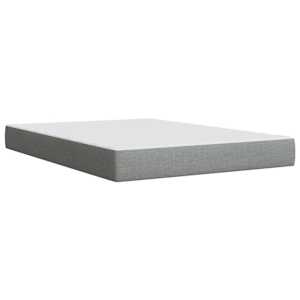 Box spring postel s matrací světle šedá 160 x 200 cm textil - obrázek 10
