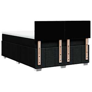 Box spring postel s matrací černá 160x200 cm textil - obrázek 6