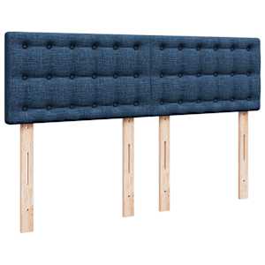 Box spring postel s matrací modrá 160x200 cm textil - obrázek 7