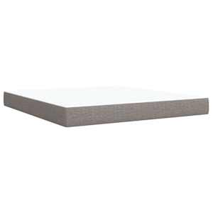Box spring postel s matrací taupe 180x200 cm textil - obrázek 10