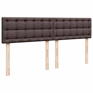Box spring postel s matrací tmavě hnědá 180x200 cm textil - obrázek 7