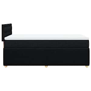 Box spring postel s matrací černá 90x190 cm textil - obrázek 5