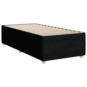 Box spring postel s matrací černá 90x190 cm textil - obrázek 8