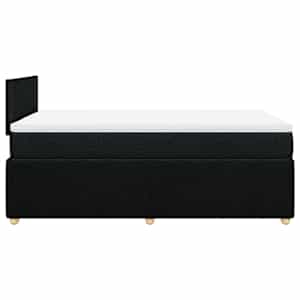 Box spring postel s matrací černá 120x190 cm textil - obrázek 5