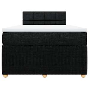 Box spring postel s matrací černá 120x190 cm textil - obrázek 4