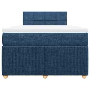 Box spring postel s matrací černá 120x190 cm textil - obrázek 4