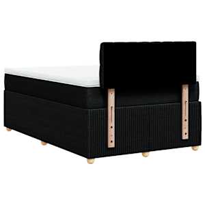 Box spring postel s matrací černá 120x190 cm textil - obrázek 6