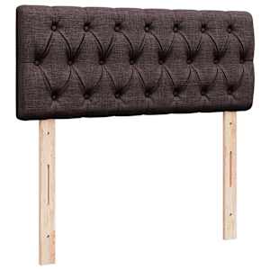 Box spring postel s matrací tmavě hnědá 120x190 cm textil - obrázek 7