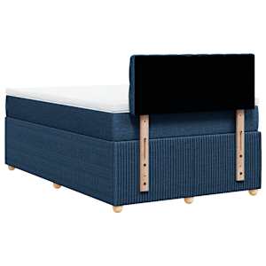Box spring postel s matrací černá 120x190 cm textil - obrázek 6