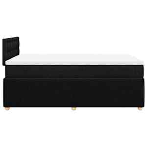 Box spring postel s matrací černá 120x190 cm textil - obrázek 5