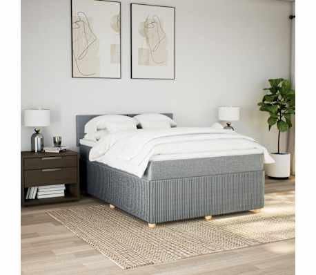 vidaXL &Kappa;&rho;&epsilon;&beta;ά&tau;&iota; Boxspring &mu;&epsilon; &Sigma;&tau;&rho;ώ&mu;&alpha; &Alpha;&nu;. &Pi;&rho;ά&sigma;&iota;&nu;&omicron; 160x200&epsilon;&kappa; &Upsilon;&phi;&alpha;&sigma;&mu;ά&tau;&iota;&nu;&omicron;