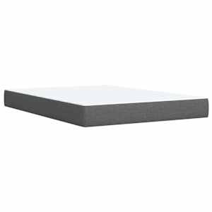 Box spring postel s matrací tmavě šedá 160x200 cm textil - obrázek 9