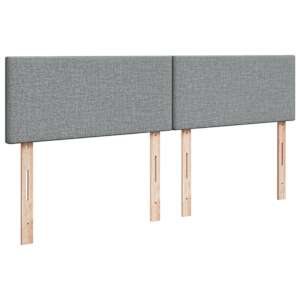 Box spring postel s matrací světle šedá 180 x 200 cm textil - obrázek 7