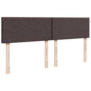 Box spring postel s matrací tmavě hnědá 180x200 cm textil - obrázek 7