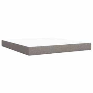 Box spring postel s matrací taupe 180x200 cm textil - obrázek 9