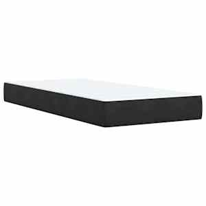 Box spring postel s matrací černá 90x190 cm samet - obrázek 7