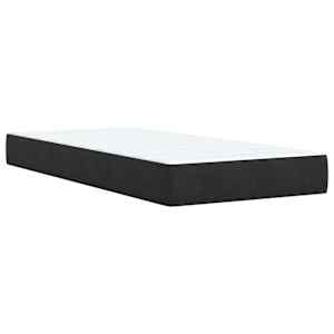 Box spring postel s matrací černá 90x190 cm samet - obrázek 7