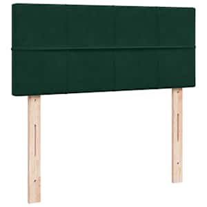 Box spring postel s matrací tmavě zelená 120 x 200 cm samet - obrázek 5