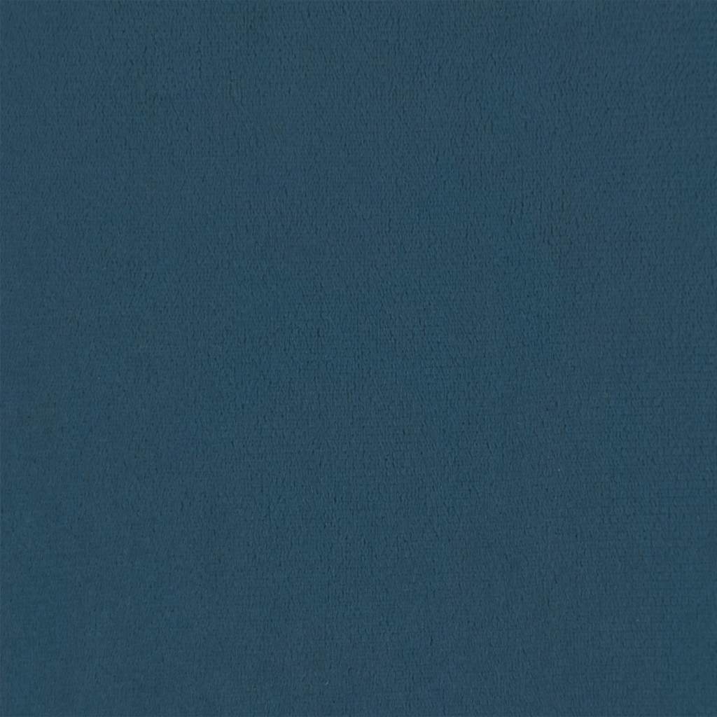 Box spring postelja z vzmetnico modra 160x200 cm žamet - slika 12