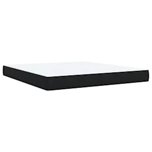 Box spring postel s matrací černá 180x200 cm samet - obrázek 7