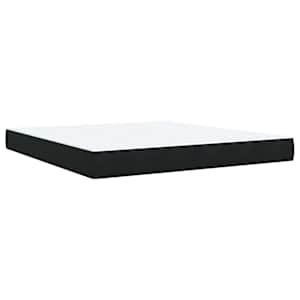 Box spring postel s matrací černá 180x200 cm samet - obrázek 7