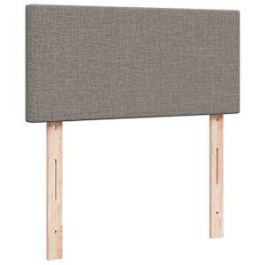 Box spring postel s matrací taupe 80x200 cm textil - obrázek 7