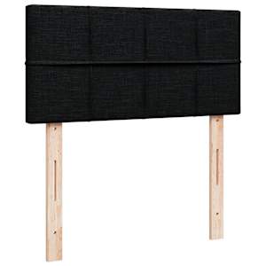 Box spring postel s matrací černá 80 x 200 cm textil - obrázek 7