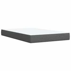 Box spring postel s matrací tmavě šedá 80 x 200 cm textil - obrázek 9