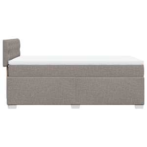 Box spring postel s matrací taupe 80x200 cm textil - obrázek 11