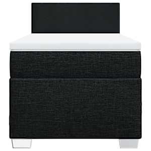 Box spring postel s matrací černá 90x190 cm textil - obrázek 6