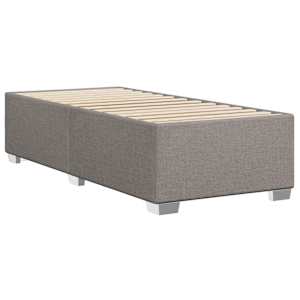 Box spring postel s matrací taupe 90x190 cm textil - obrázek 8
