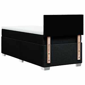 Box spring postel s matrací černá 90x190 cm textil - obrázek 12
