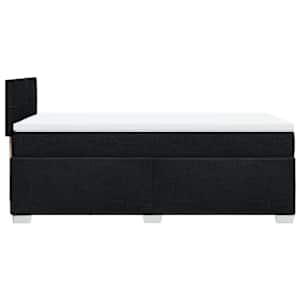 Box spring postel s matrací černá 90x190 cm textil - obrázek 11