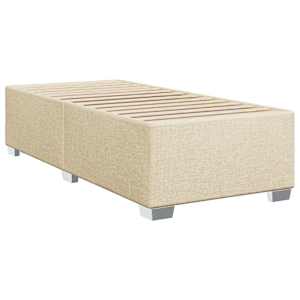 Box spring postel s matrací krémová 90x200 cm textil - obrázek 8